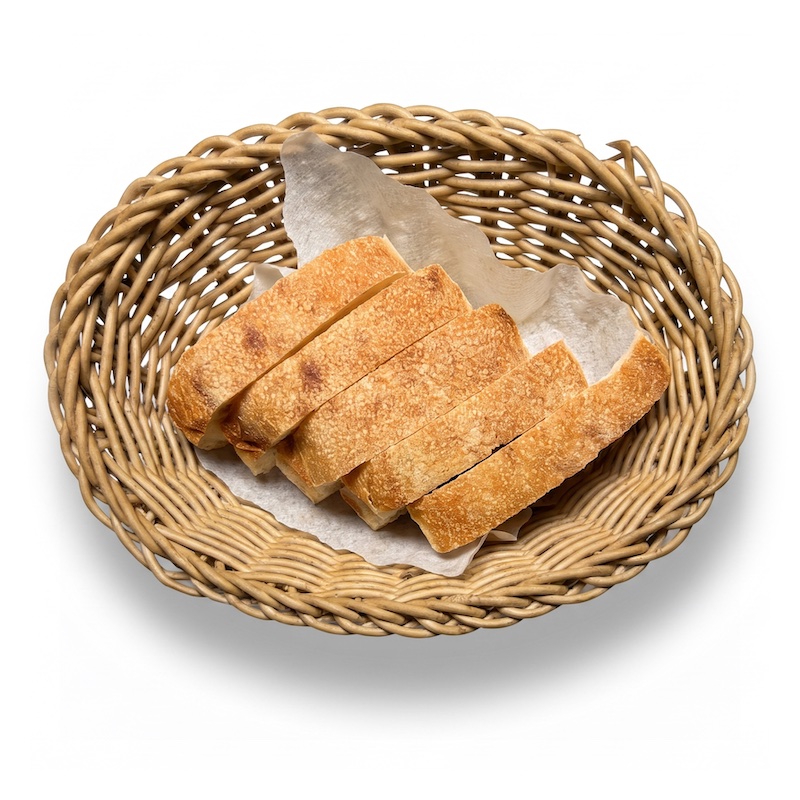 Bread basket — fresh stone-oven bread