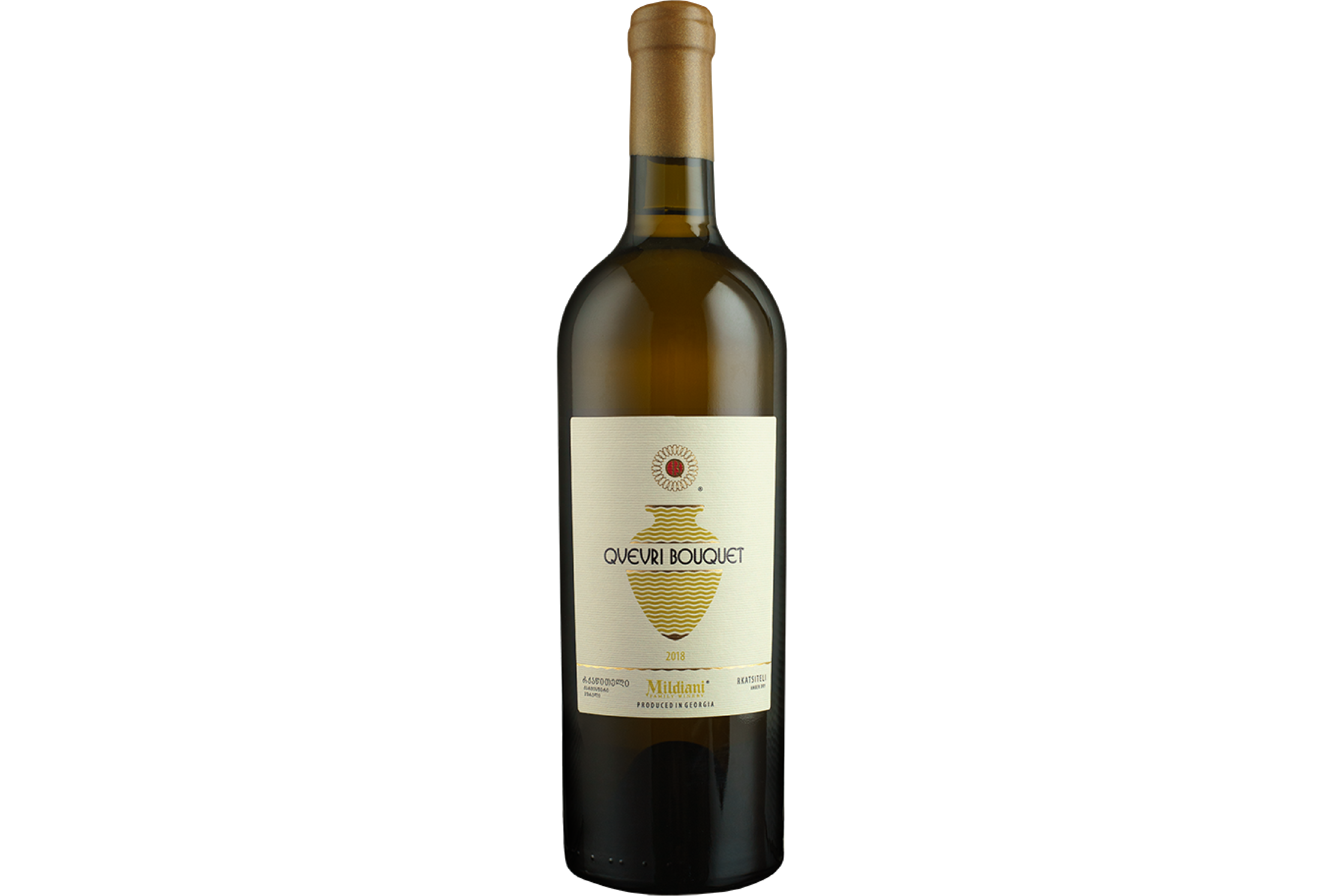 Rkatsiteli Qvevri Bouquet wine bottle