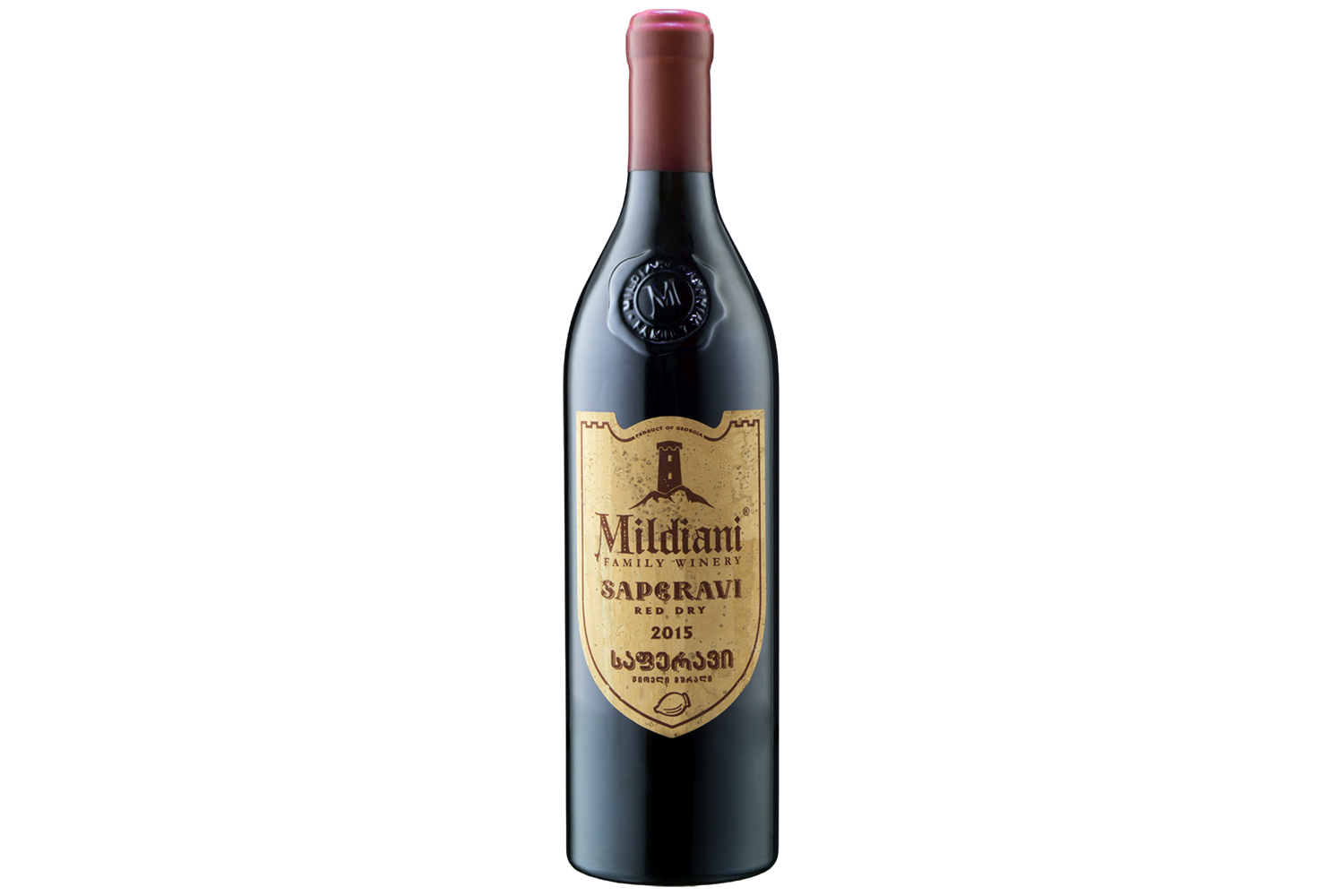 Saperavi Qvevri Limited Edition 2015 Mildiani wine bottle