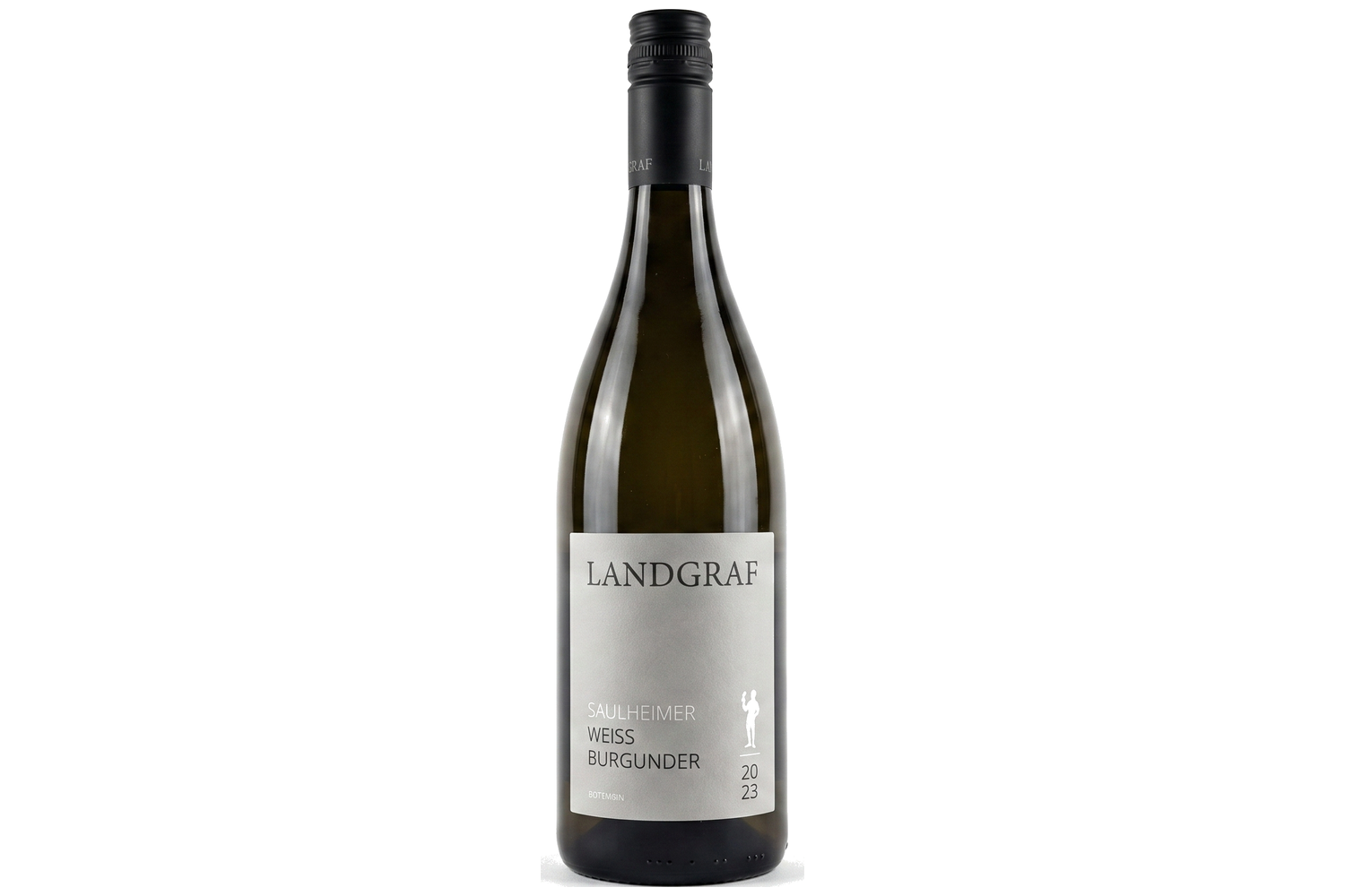 Saulheimer Weissburgunder QbA white wine bottle